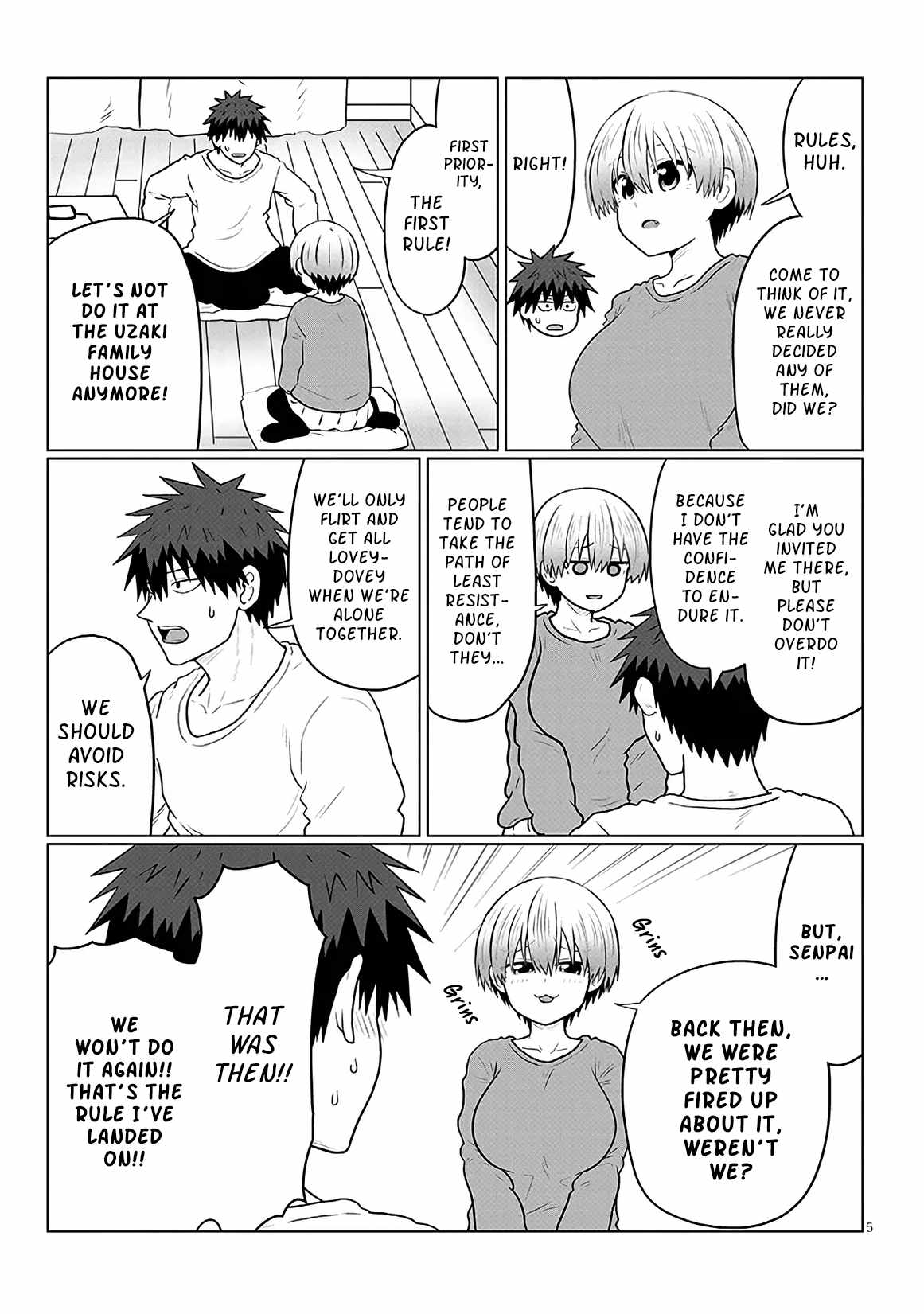 Uzaki-Chan Wa Asobitai! Chapter 137 page 5