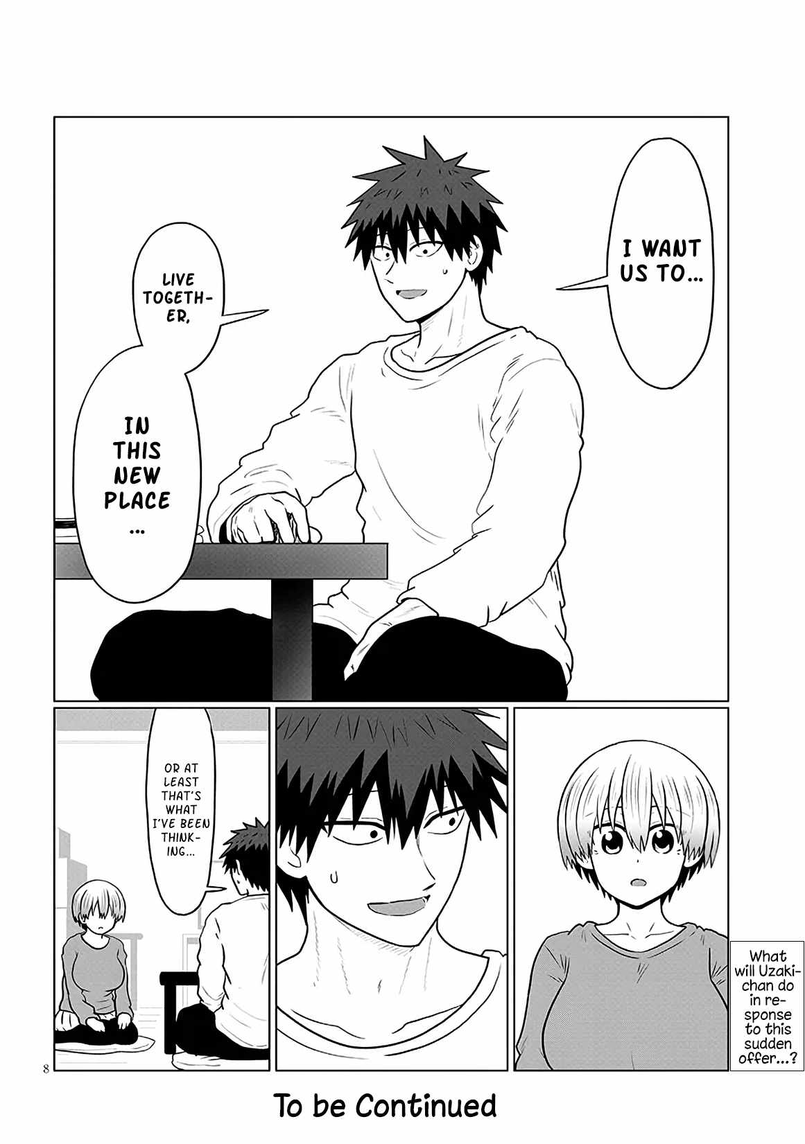 Uzaki-Chan Wa Asobitai! Chapter 137 page 8