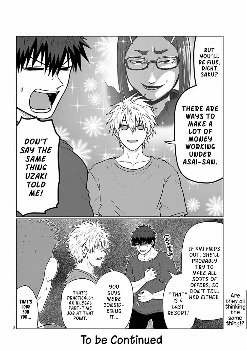 Uzaki-Chan Wa Asobitai! Chapter 138 page 8