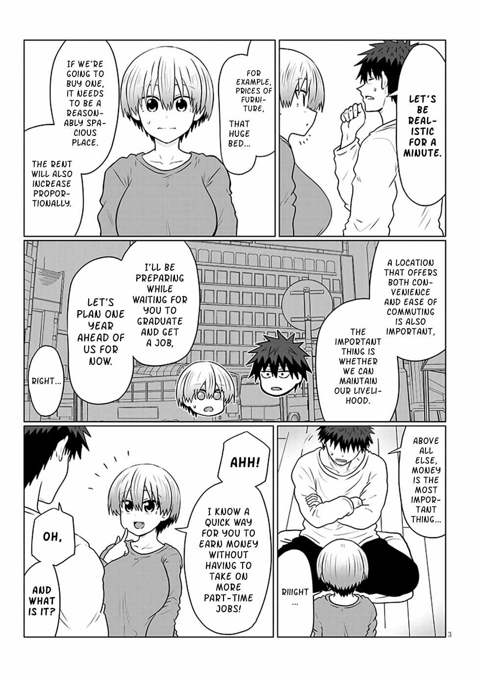 Uzaki-Chan Wa Asobitai! Chapter 138 page 3