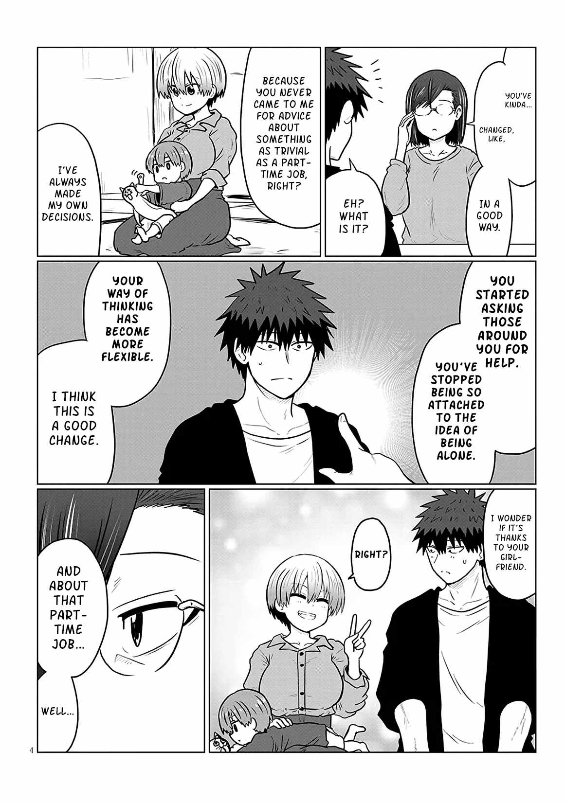 Uzaki-Chan Wa Asobitai! Chapter 139 page 4