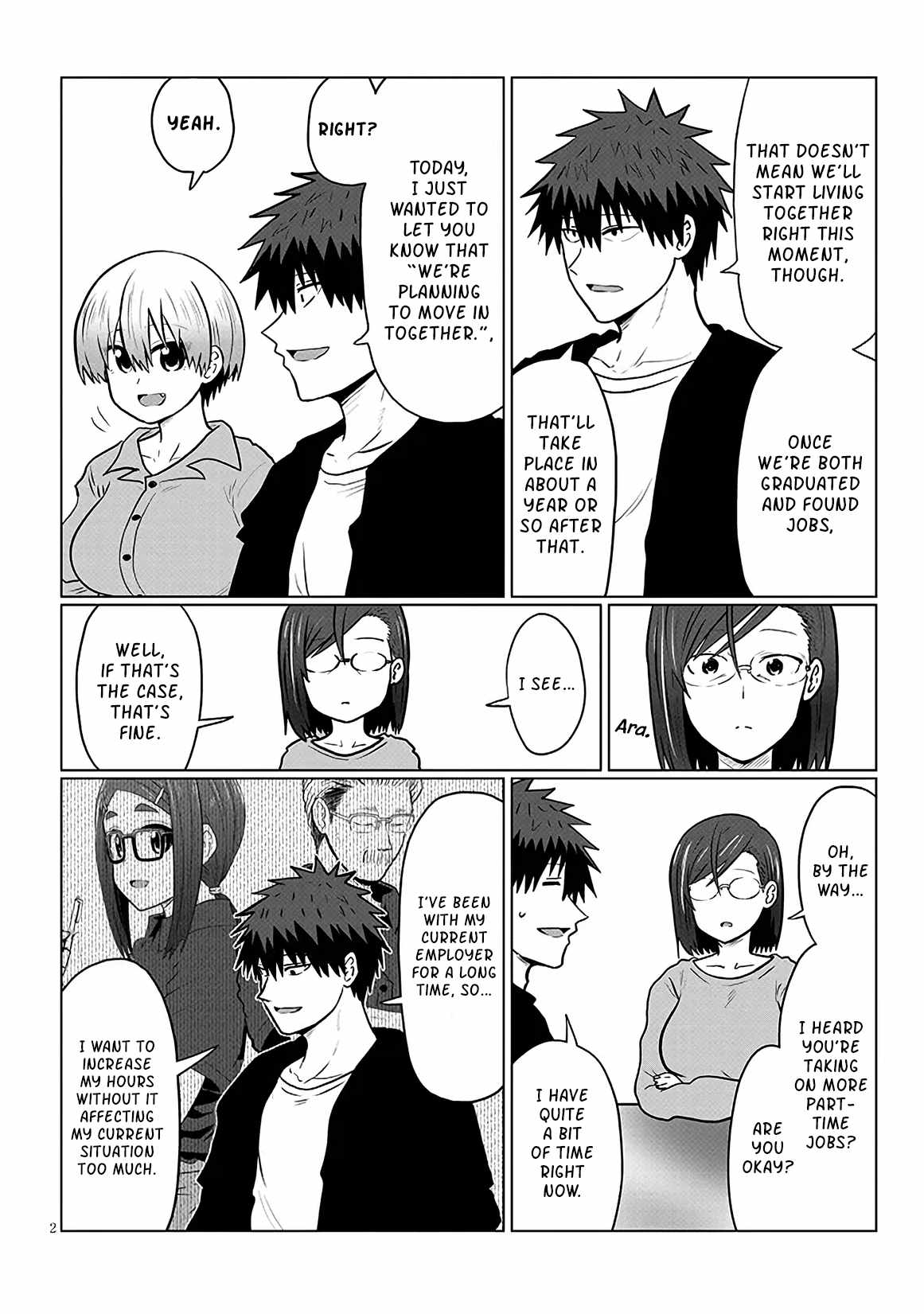 Uzaki-Chan Wa Asobitai! Chapter 139 page 2