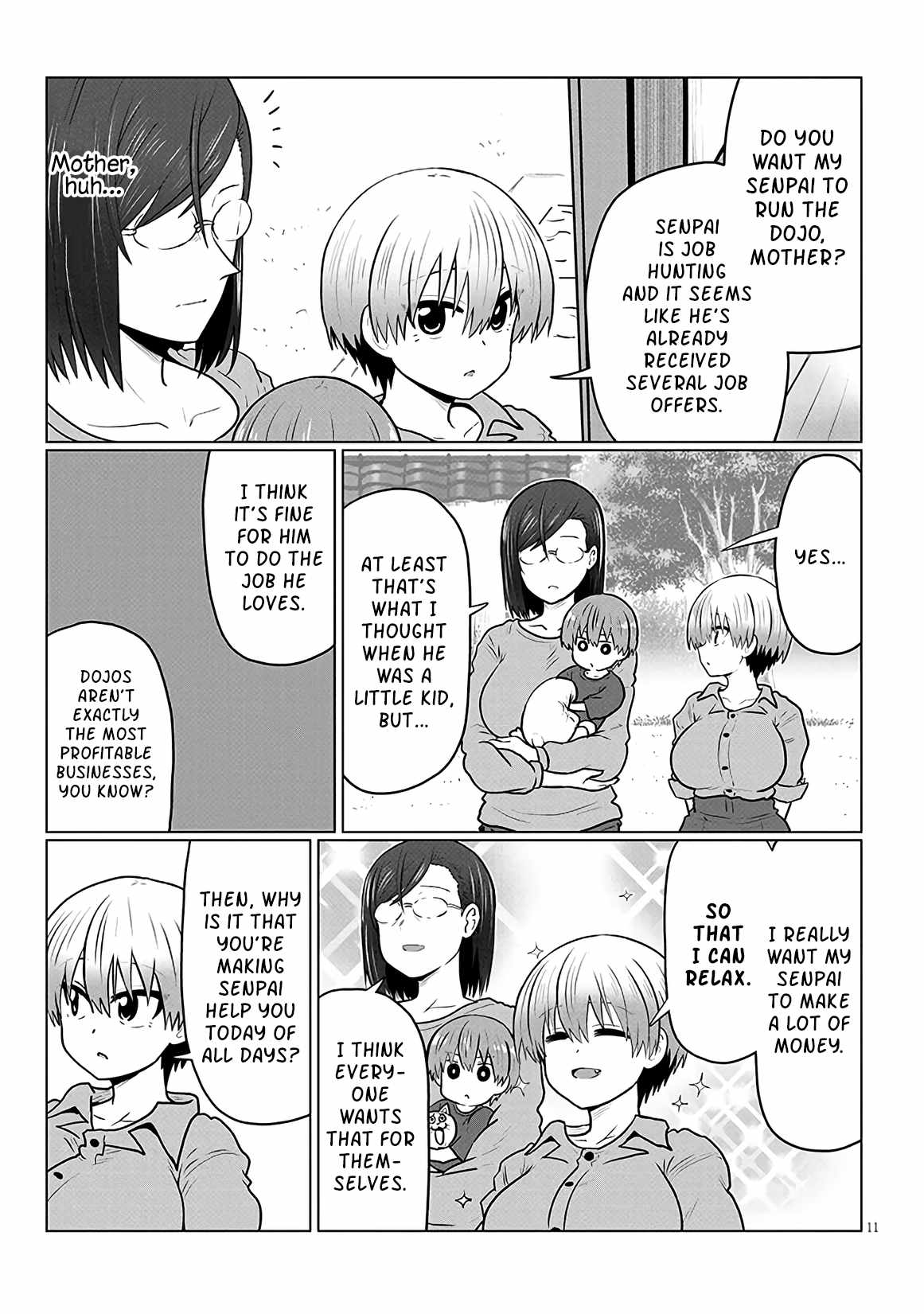 Uzaki-Chan Wa Asobitai! Chapter 139 page 11