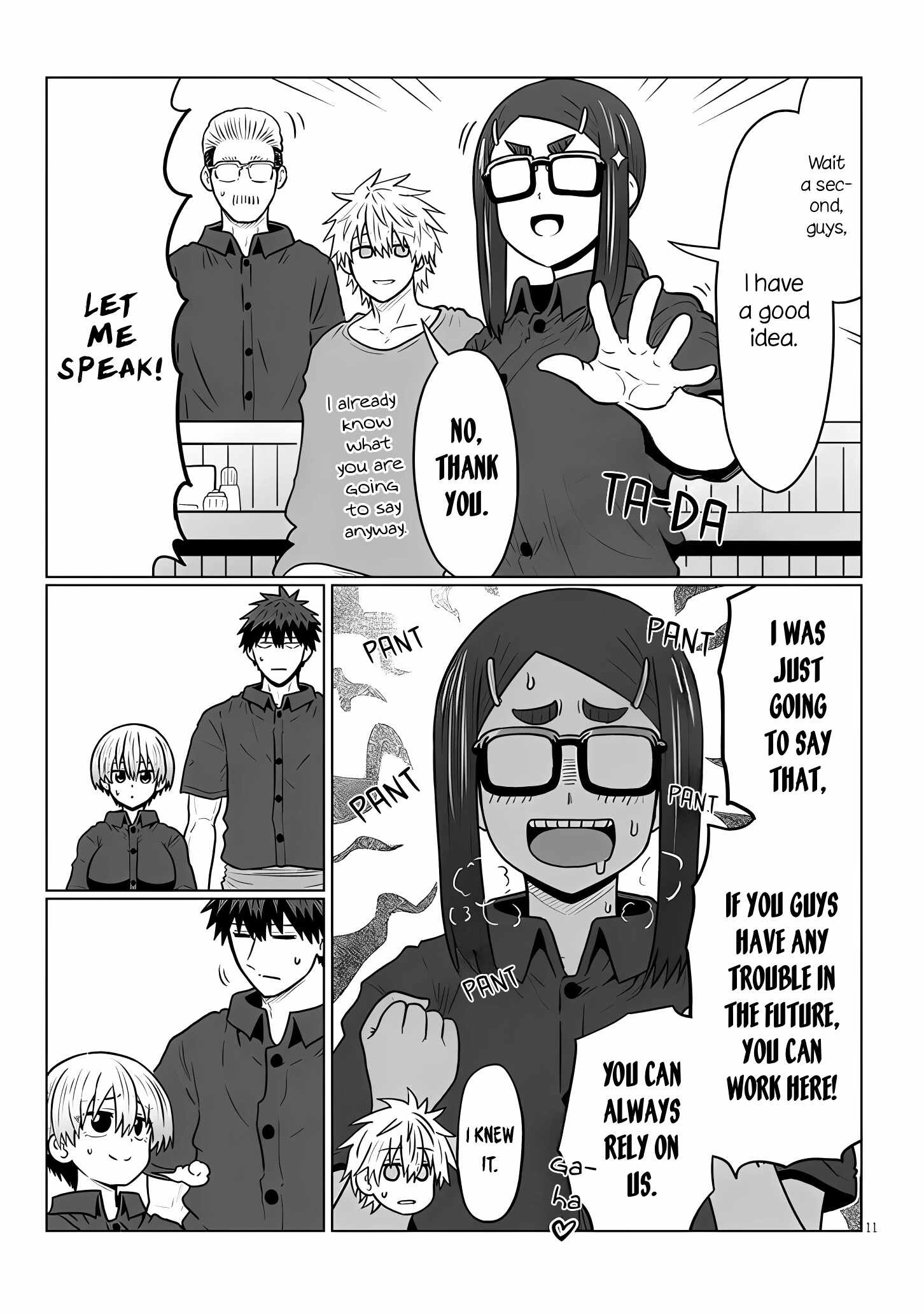 Uzaki-Chan Wa Asobitai! Chapter 142 page 11