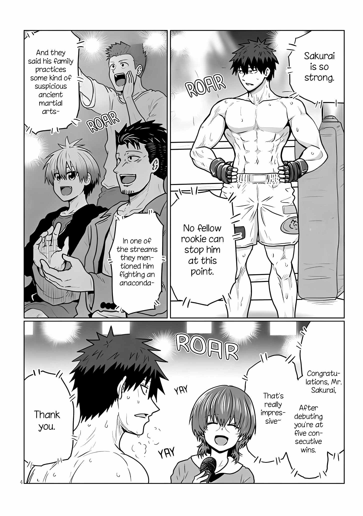 Uzaki-Chan Wa Asobitai! Chapter 142 page 4