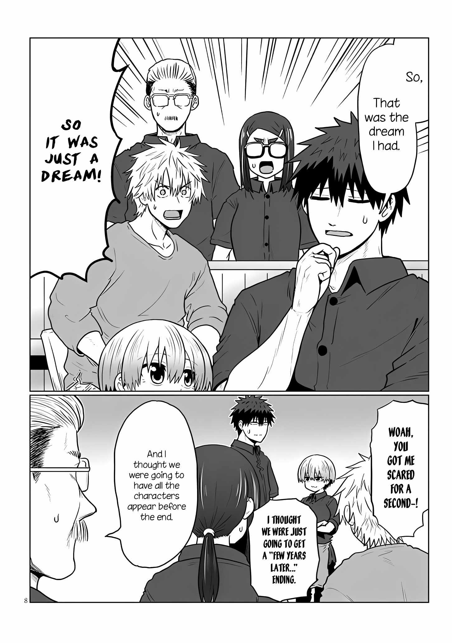 Uzaki-Chan Wa Asobitai! Chapter 142 page 8