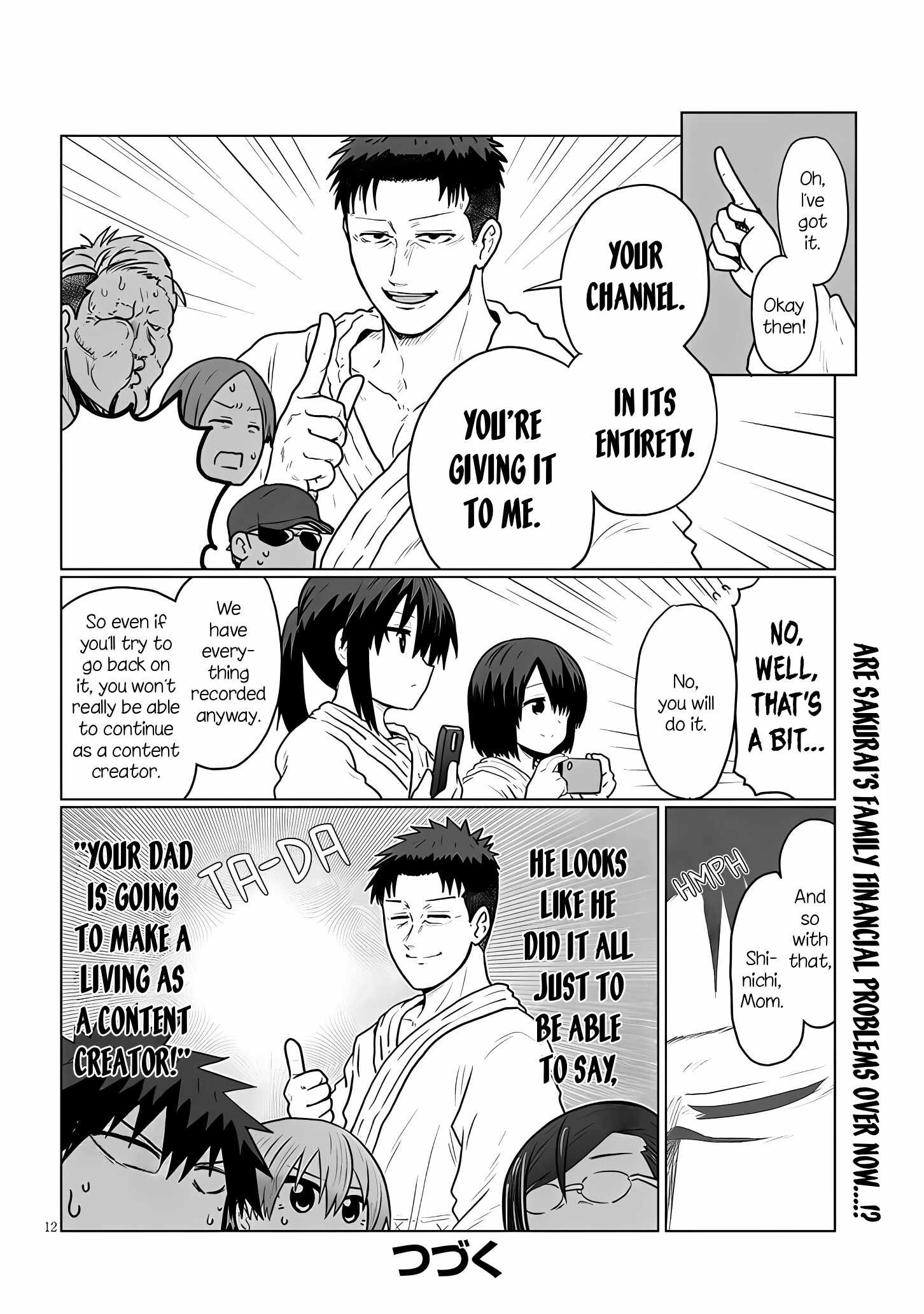 Uzaki-Chan Wa Asobitai! Chapter 140 page 12