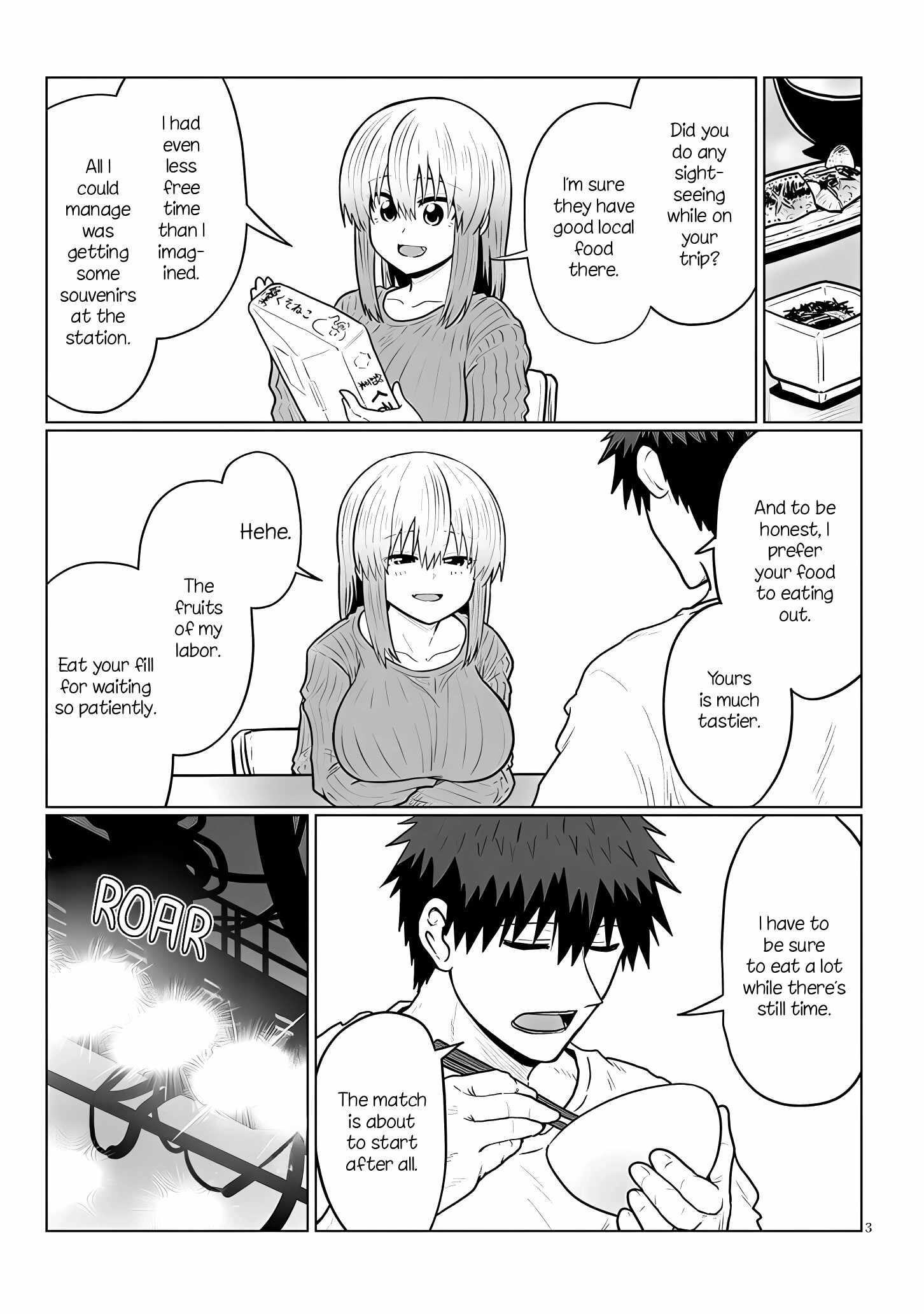 Uzaki-Chan Wa Asobitai! Chapter 142 page 3