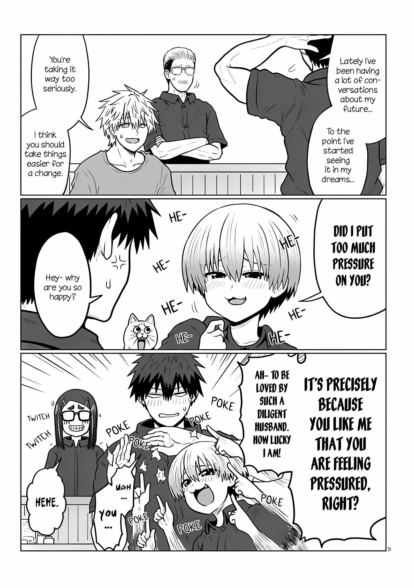 Uzaki-Chan Wa Asobitai! Chapter 142 page 9