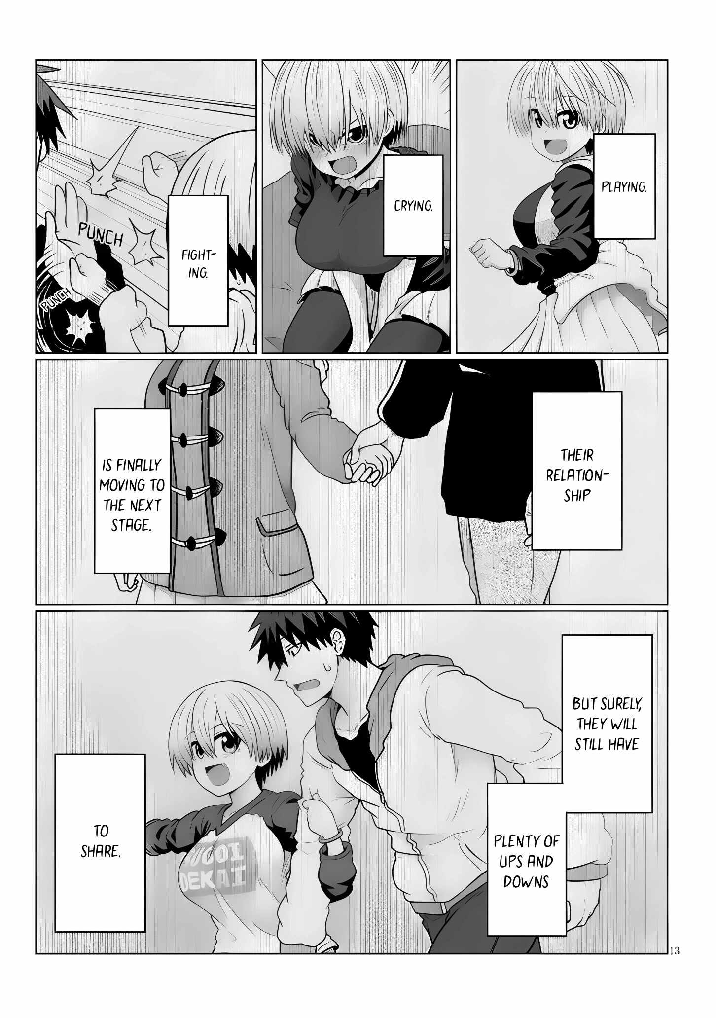 Uzaki-Chan Wa Asobitai! Chapter 142 page 13
