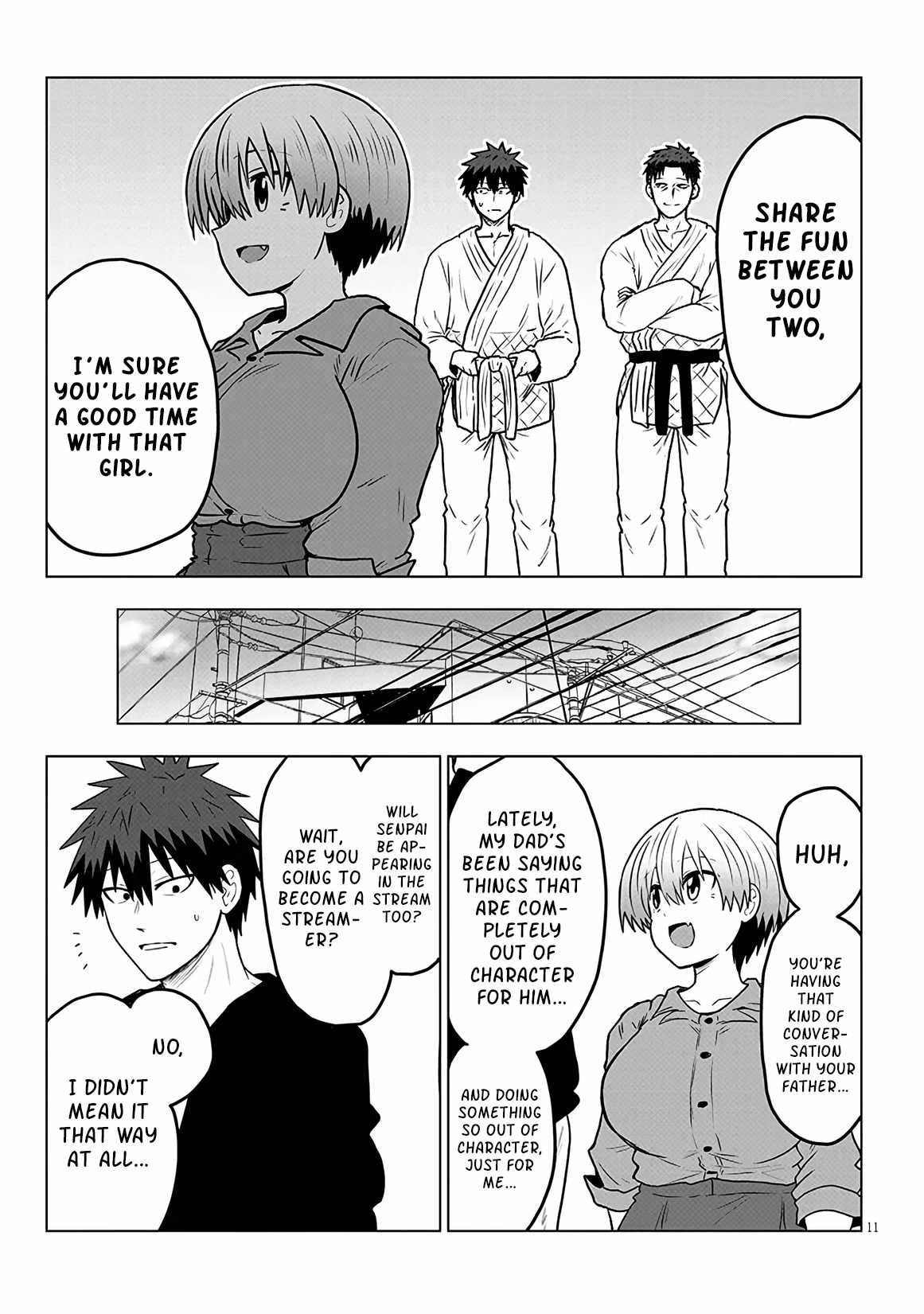 Uzaki-Chan Wa Asobitai! Chapter 141 page 11