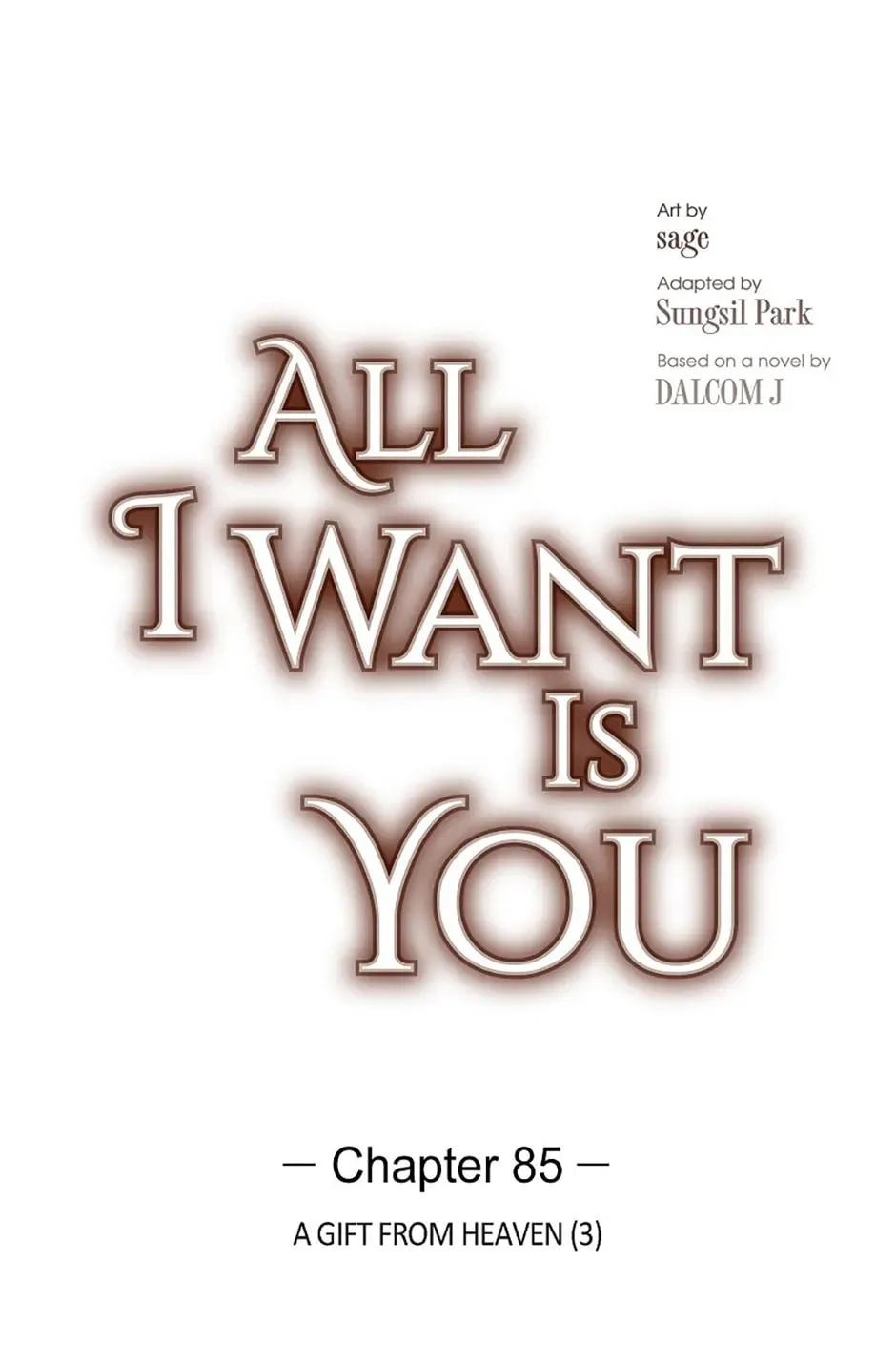 All I Want is You Chapter 85 page 1