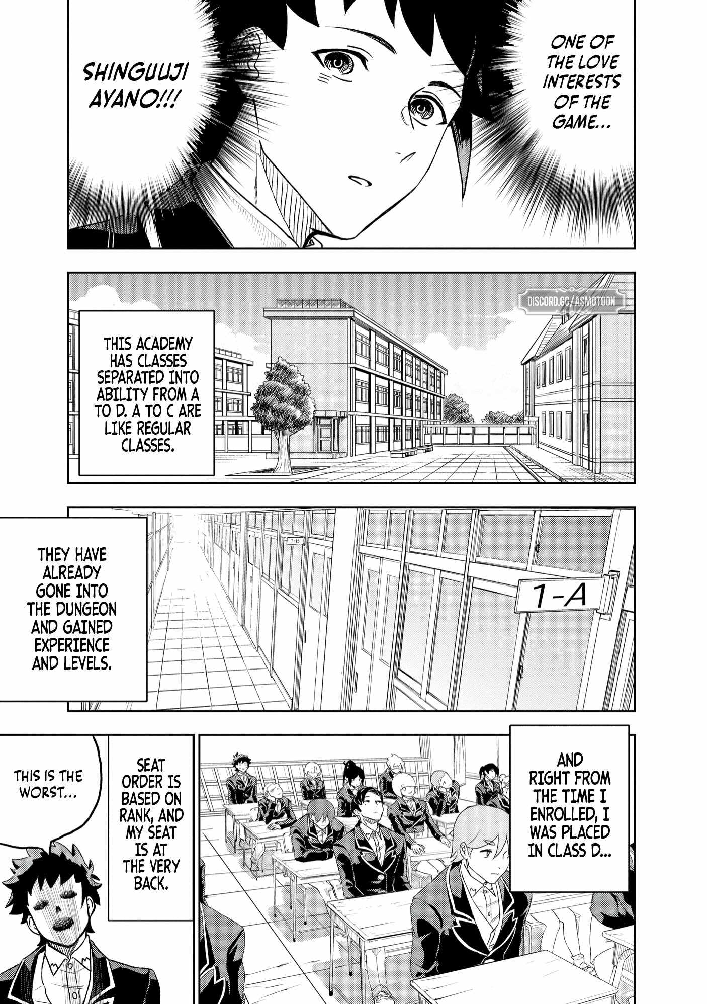 I was Transmigrated as the Bottom-Tier of the Dungeon Academy, but I have a Strategy Guide for Some Reason Chapter 1 page 15