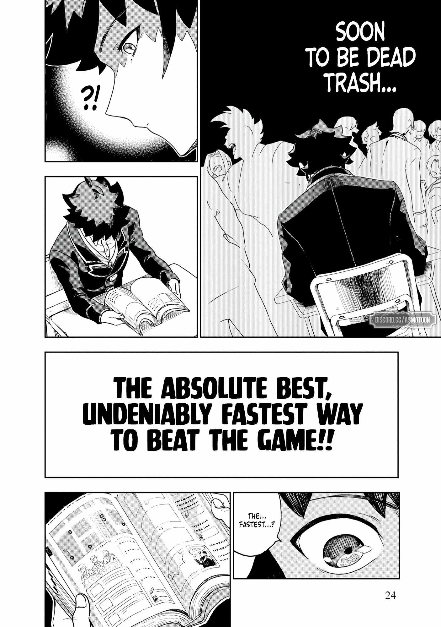 I was Transmigrated as the Bottom-Tier of the Dungeon Academy, but I have a Strategy Guide for Some Reason Chapter 1 page 26
