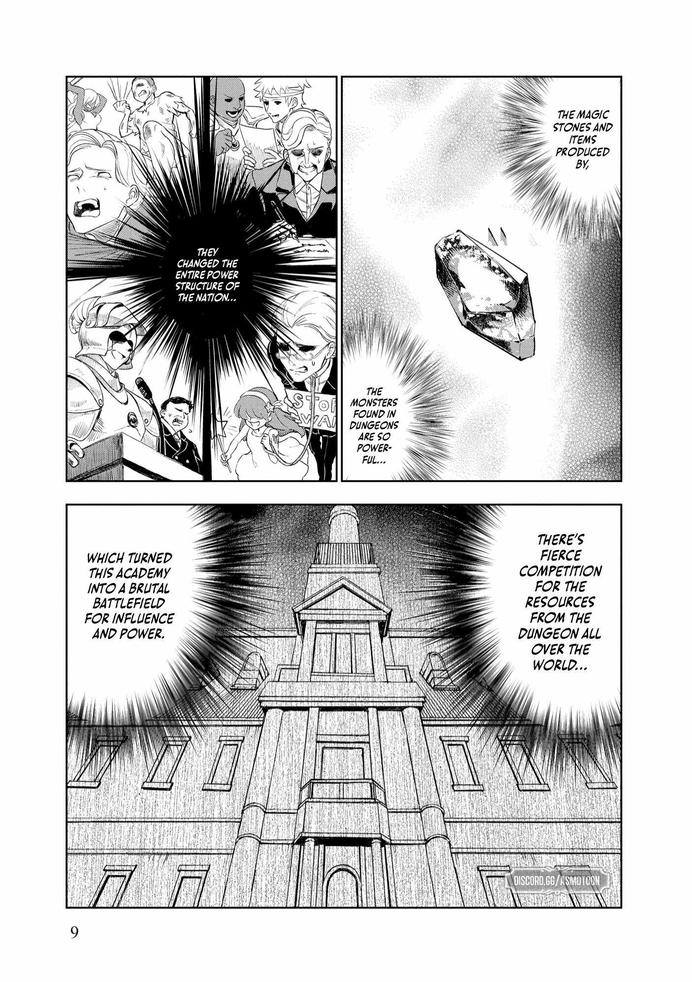 I was Transmigrated as the Bottom-Tier of the Dungeon Academy, but I have a Strategy Guide for Some Reason Chapter 1 page 11