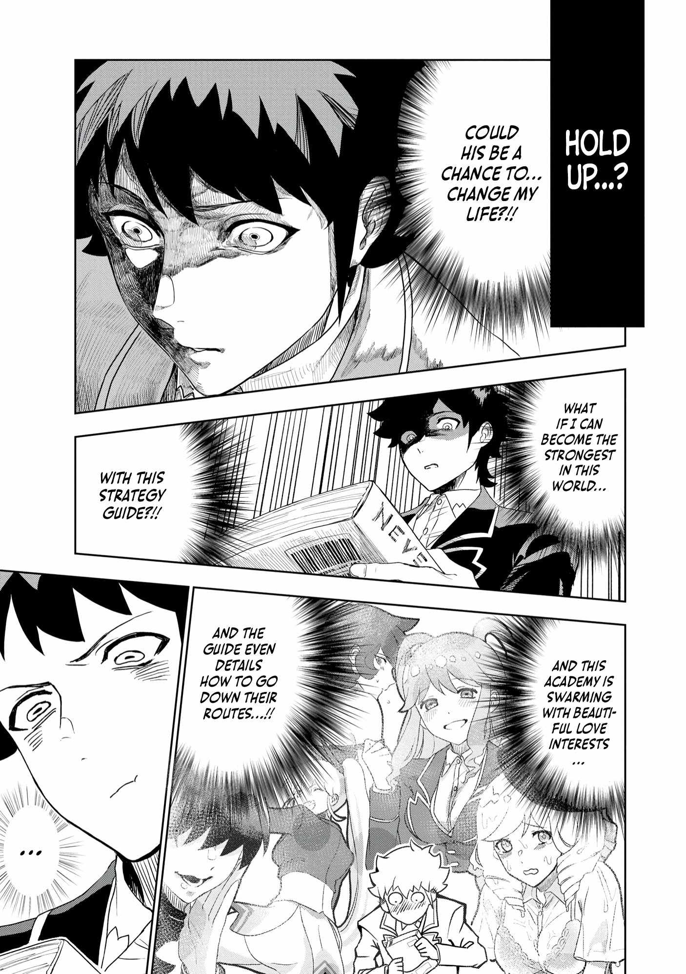 I was Transmigrated as the Bottom-Tier of the Dungeon Academy, but I have a Strategy Guide for Some Reason Chapter 1 page 19