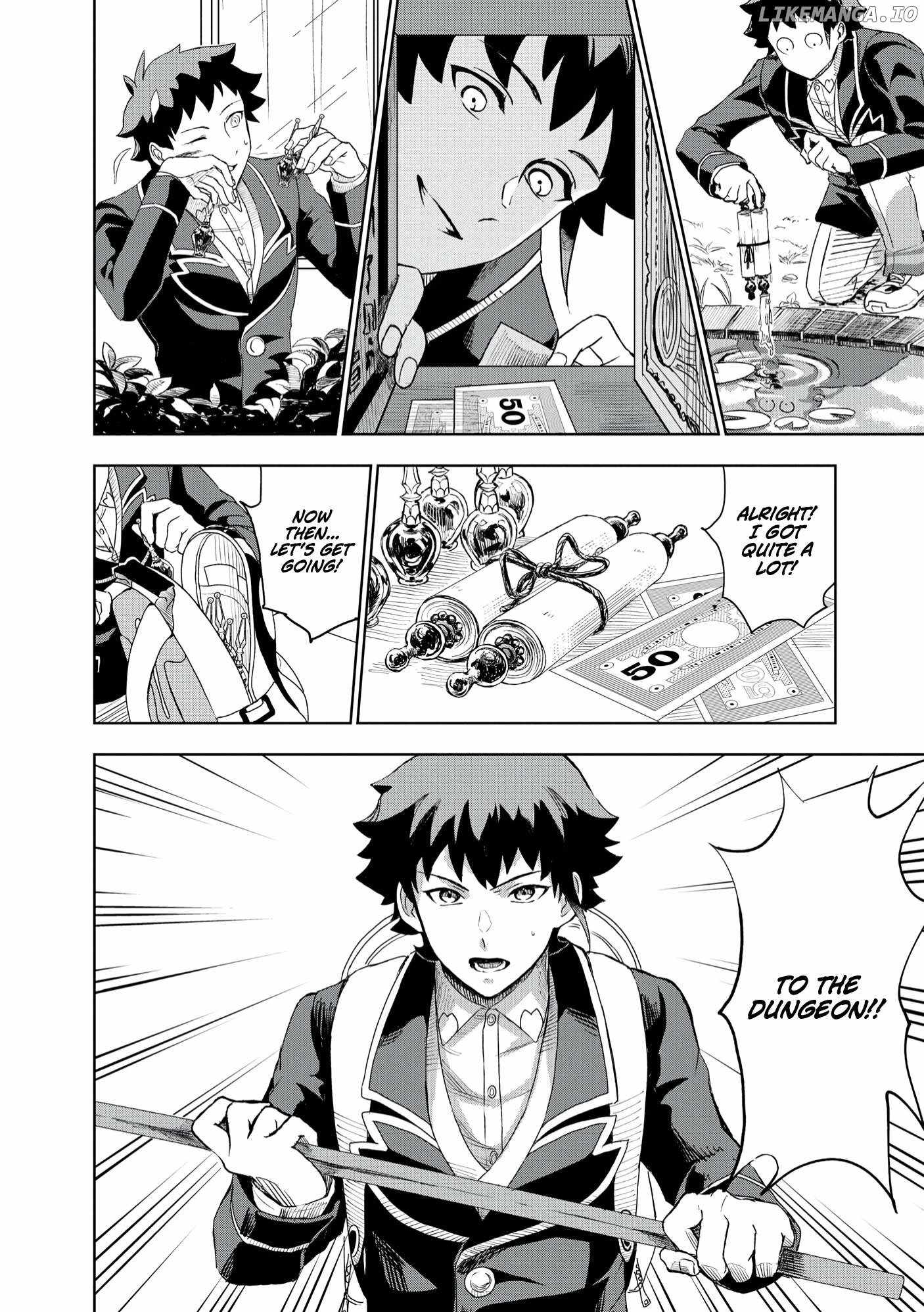 I was Transmigrated as the Bottom-Tier of the Dungeon Academy, but I have a Strategy Guide for Some Reason Chapter 2 page 13
