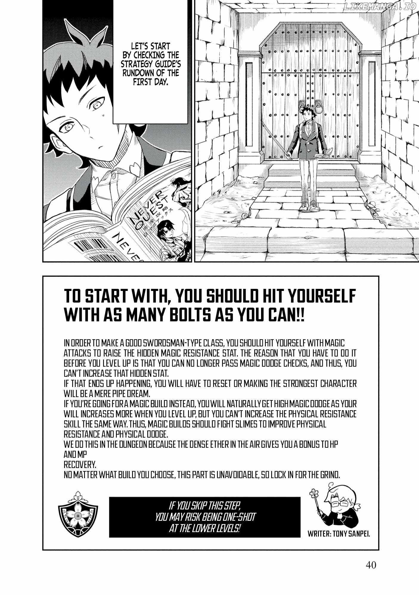 I was Transmigrated as the Bottom-Tier of the Dungeon Academy, but I have a Strategy Guide for Some Reason Chapter 2 page 15