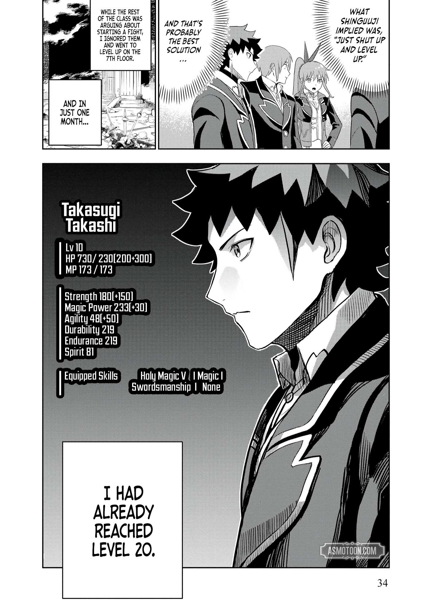 I was Transmigrated as the Bottom-Tier of the Dungeon Academy, but I have a Strategy Guide for Some Reason Chapter 8 page 37