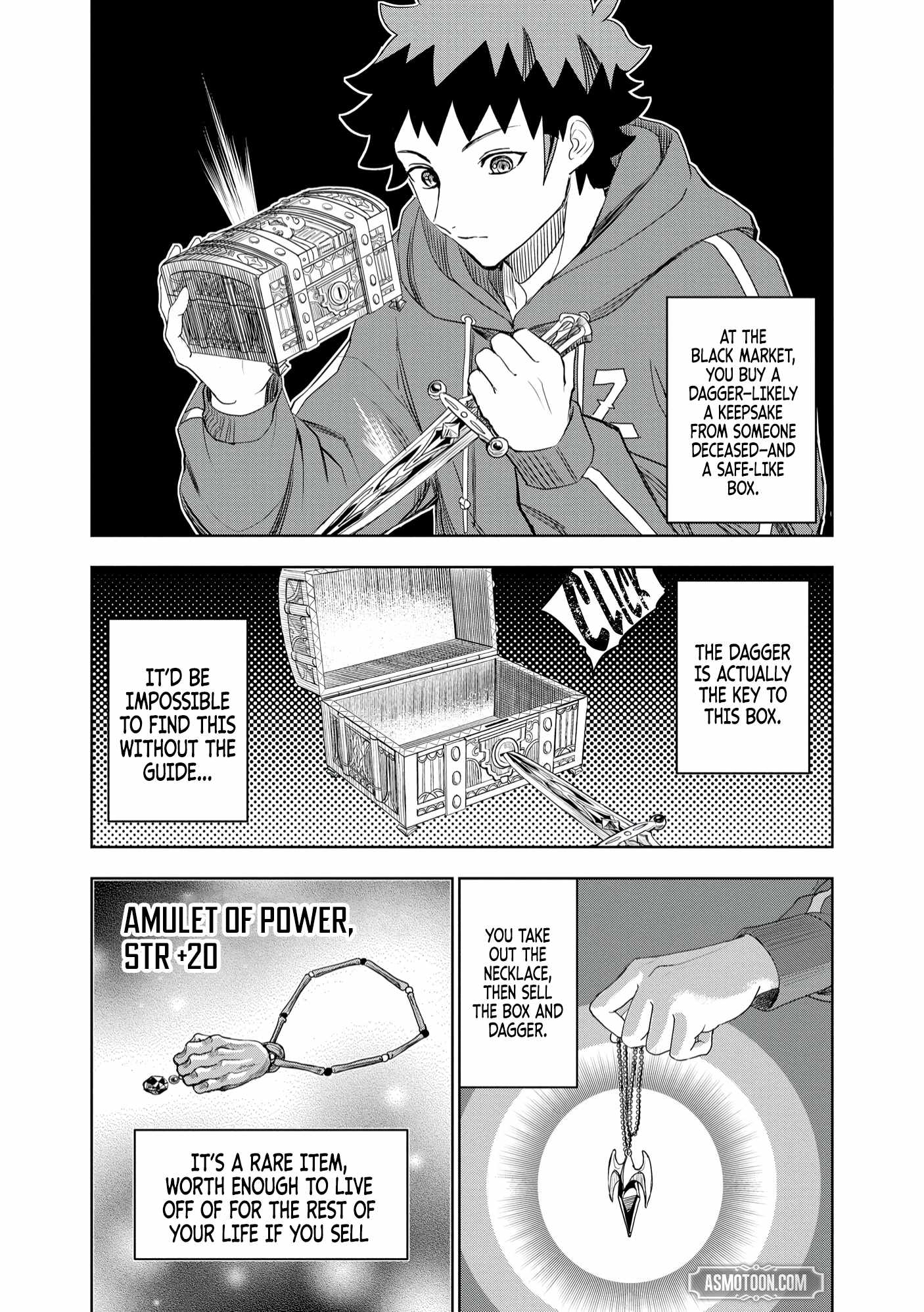 I was Transmigrated as the Bottom-Tier of the Dungeon Academy, but I have a Strategy Guide for Some Reason Chapter 12 page 7