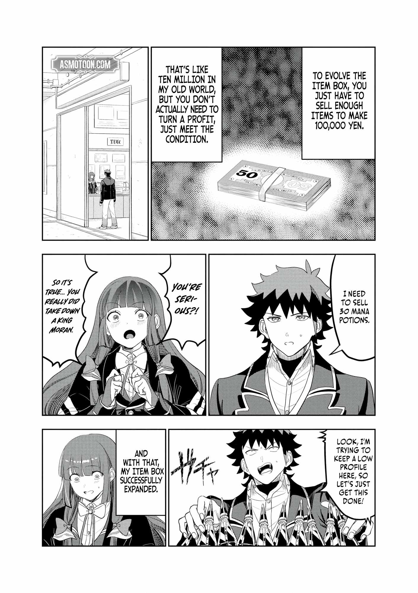 I was Transmigrated as the Bottom-Tier of the Dungeon Academy, but I have a Strategy Guide for Some Reason Chapter 16 page 9