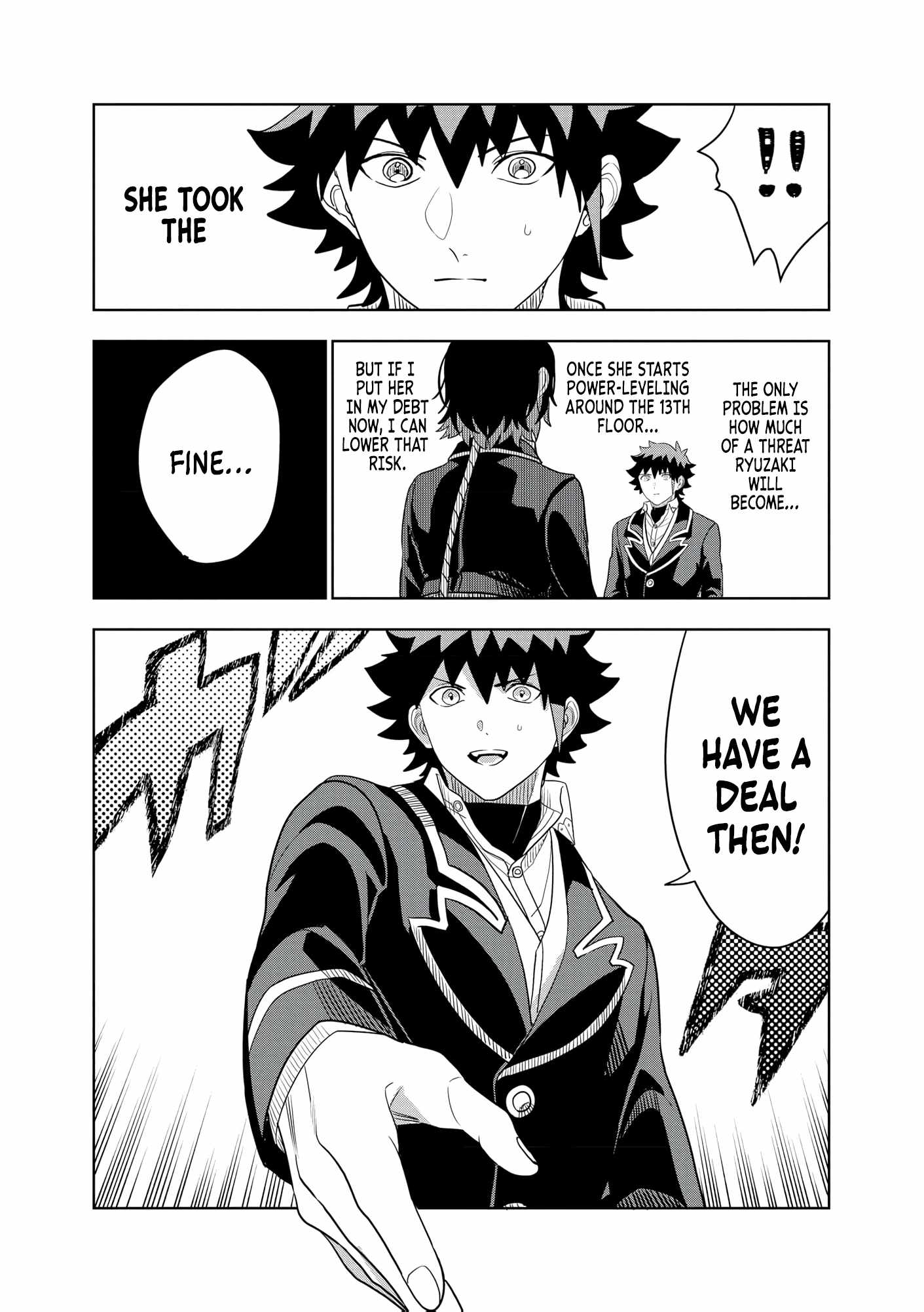 I was Transmigrated as the Bottom-Tier of the Dungeon Academy, but I have a Strategy Guide for Some Reason Chapter 20 page 27