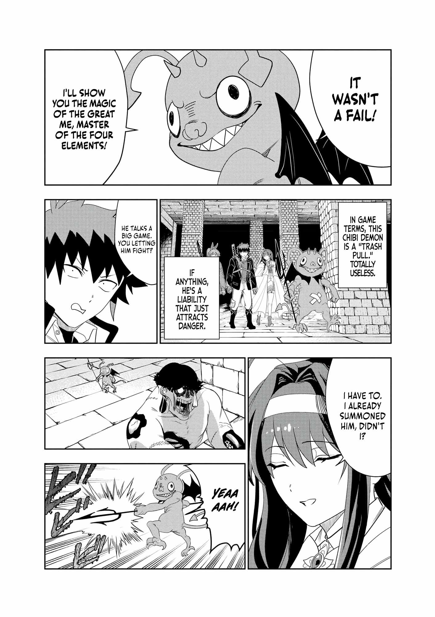 I was Transmigrated as the Bottom-Tier of the Dungeon Academy, but I have a Strategy Guide for Some Reason Chapter 23 page 12