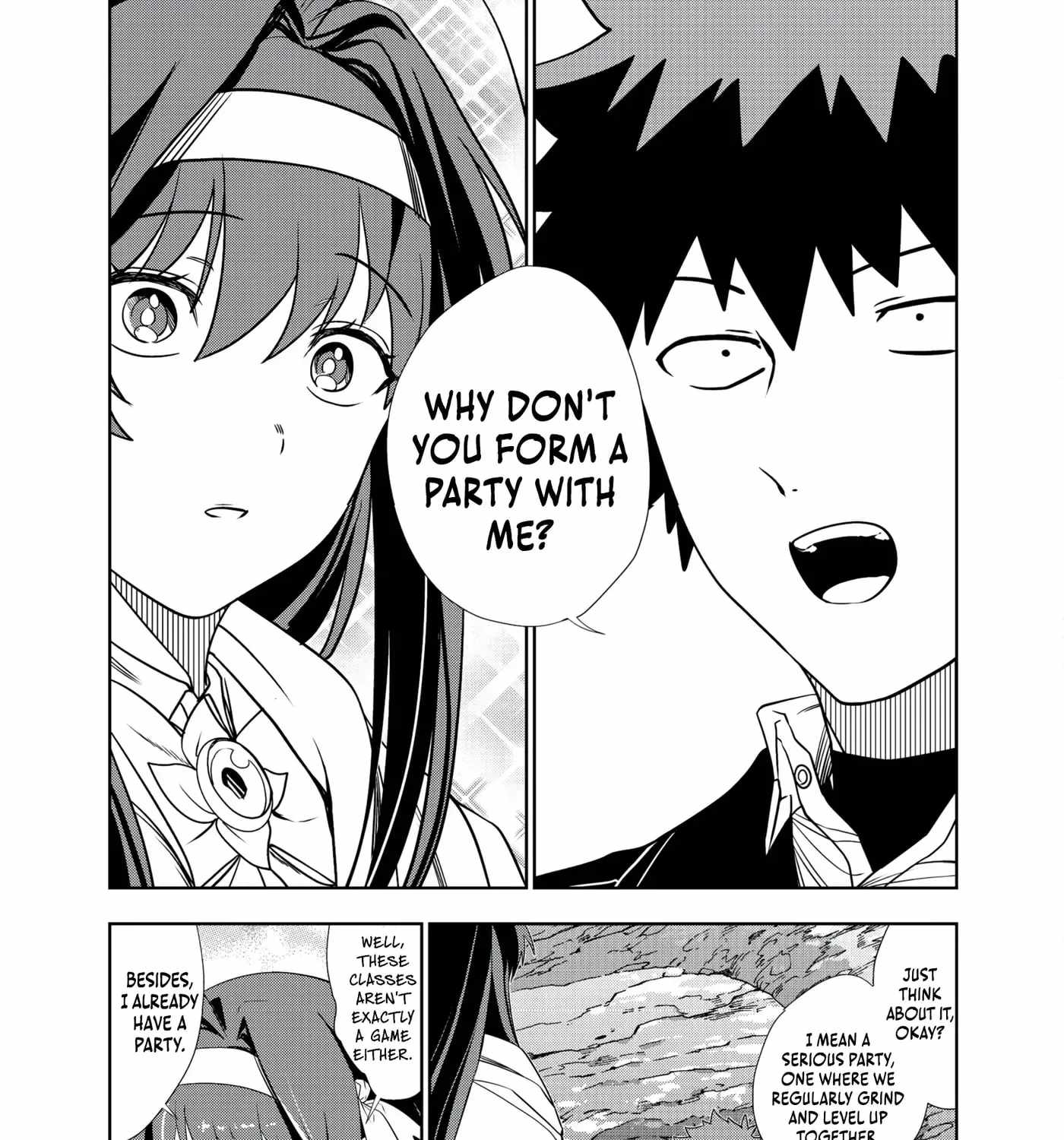 I was Transmigrated as the Bottom-Tier of the Dungeon Academy, but I have a Strategy Guide for Some Reason Chapter 27 page 48