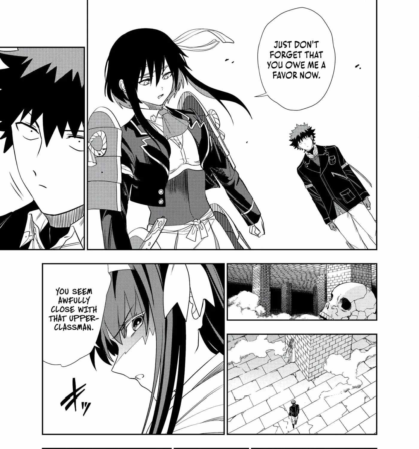 I was Transmigrated as the Bottom-Tier of the Dungeon Academy, but I have a Strategy Guide for Some Reason Chapter 27 page 54