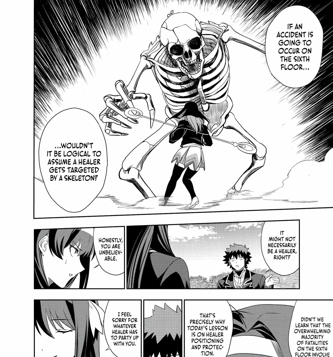 I was Transmigrated as the Bottom-Tier of the Dungeon Academy, but I have a Strategy Guide for Some Reason Chapter 27 page 32
