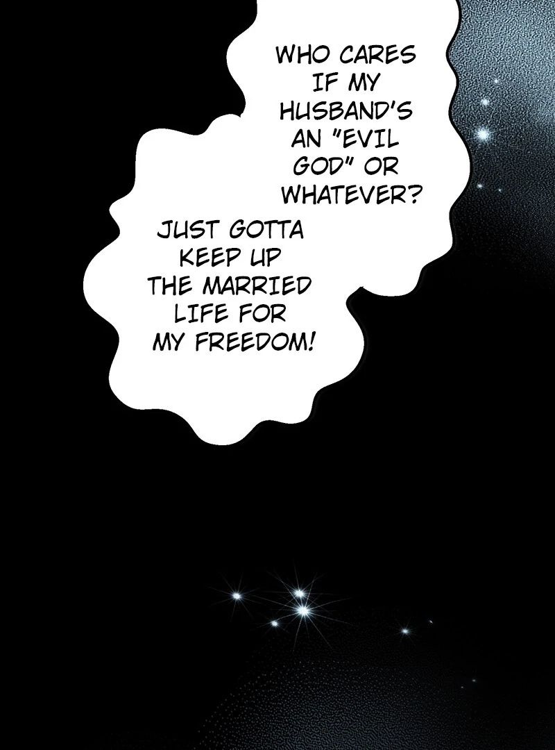 An Evil God’s Bride Proclaims Herself a Good Wife ~My Lord, Feel Free to Cheat on Me or Ignore Me~ (Official) Chapter 1 page 71