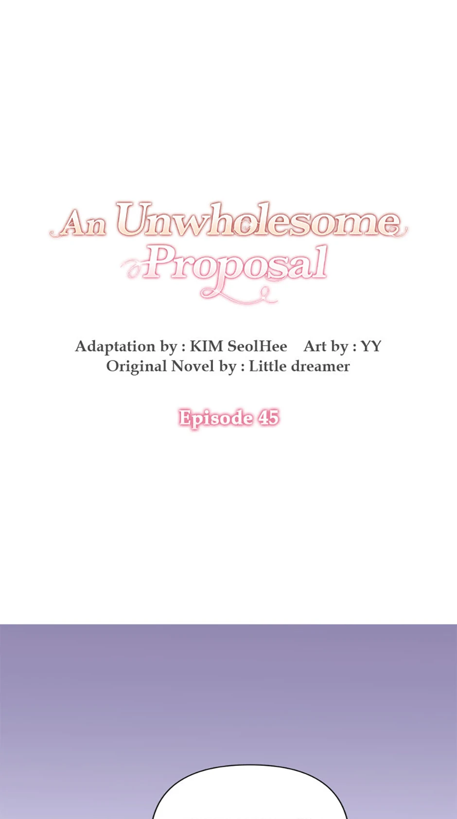 An Unwholesome Proposal Chapter 45 page 2