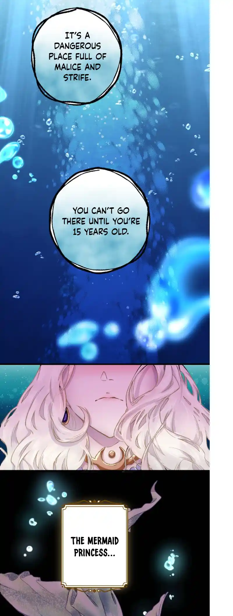 And so the mermaid became the villainess Chapter 1 page 5