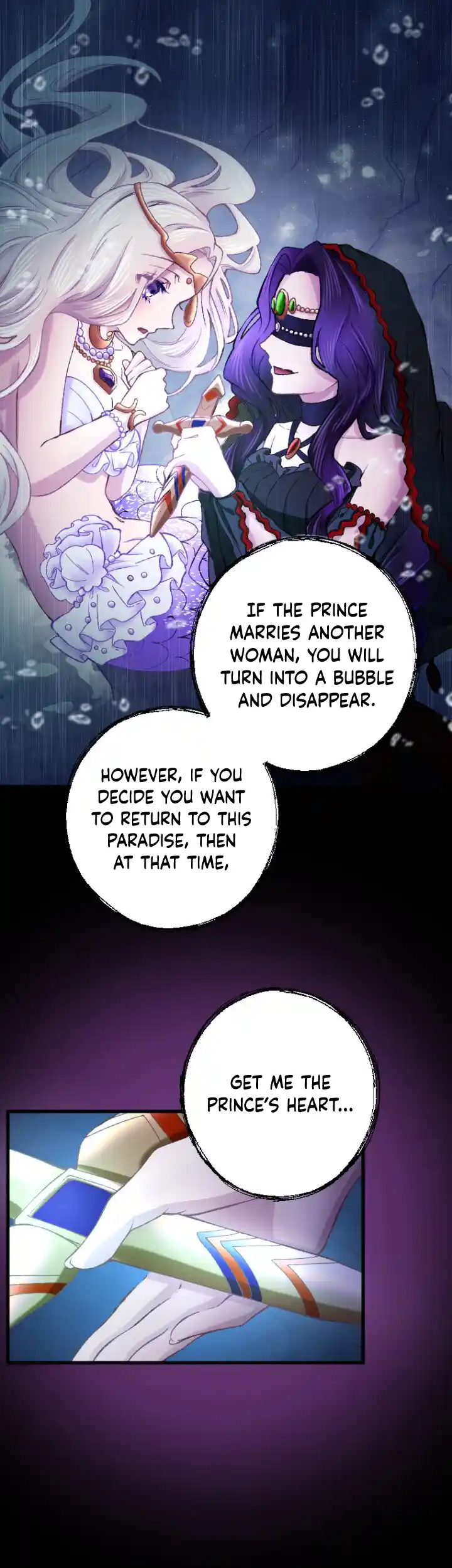 And so the mermaid became the villainess Chapter 1 page 19