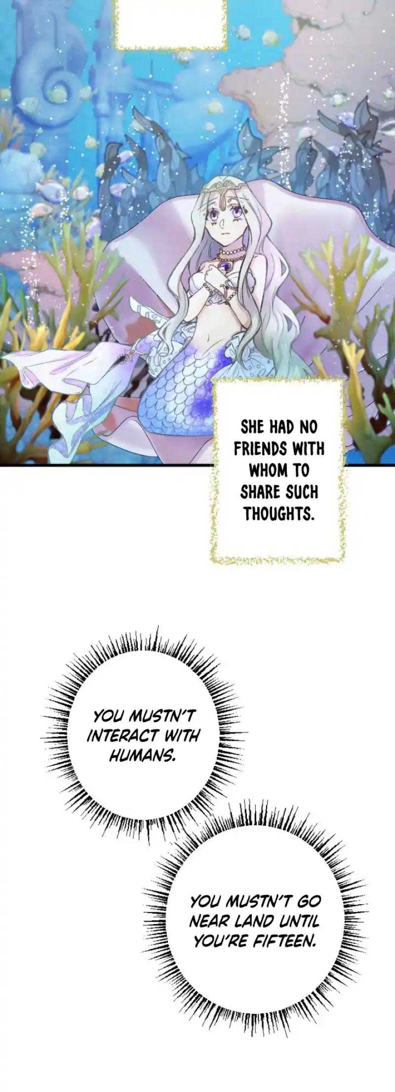 And so the mermaid became the villainess Chapter 2 page 8