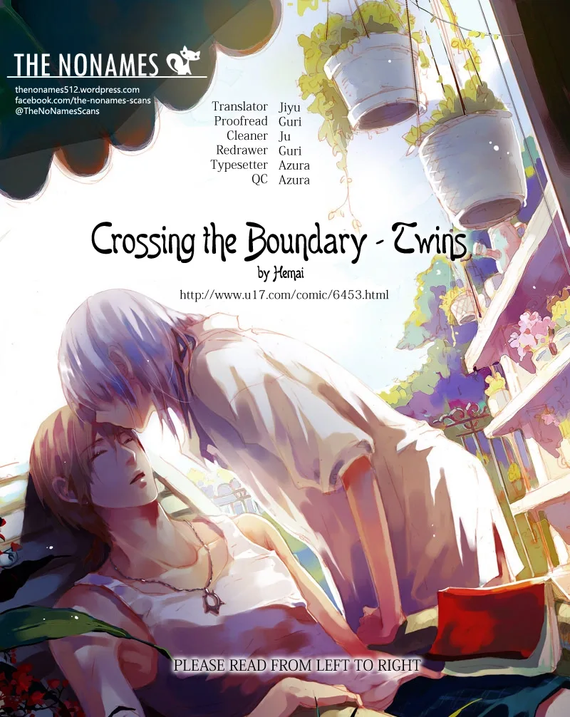 Crossing the Boundary - Twins Chapter 1 page 1