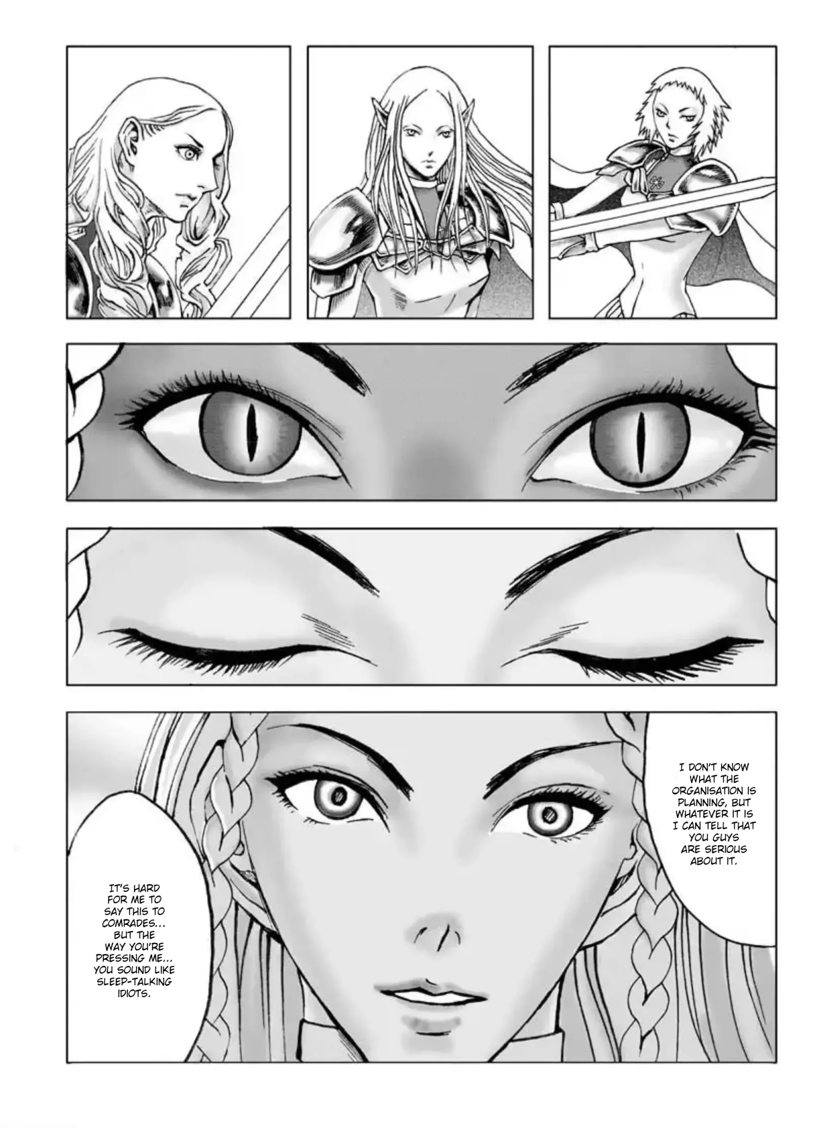 Claymore - The Warrior's Wedge (Doujinshi) Chapter 2 page 4