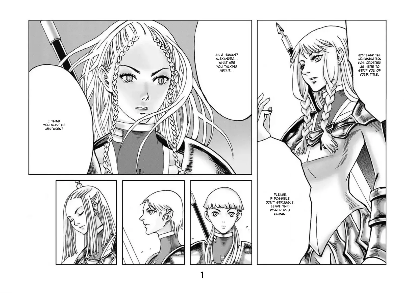 Claymore - The Warrior's Wedge (Doujinshi) Chapter 2 page 3
