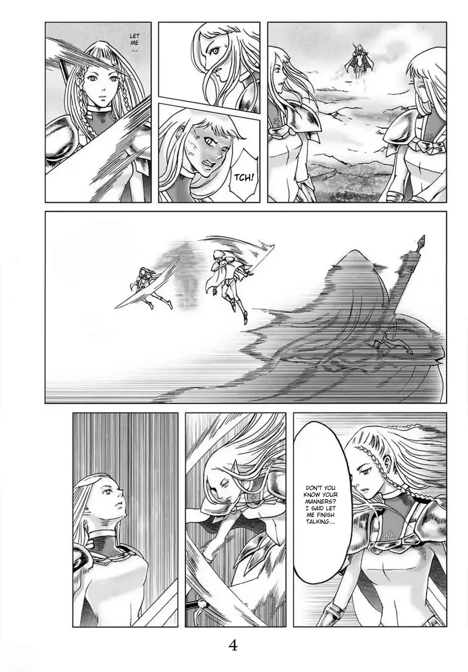 Claymore - The Warrior's Wedge (Doujinshi) Chapter 2 page 6