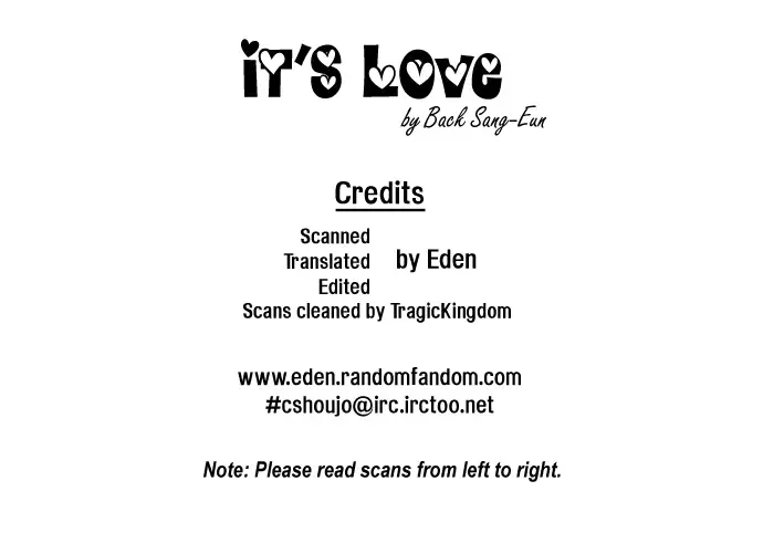 It's Love Chapter 3 page 1