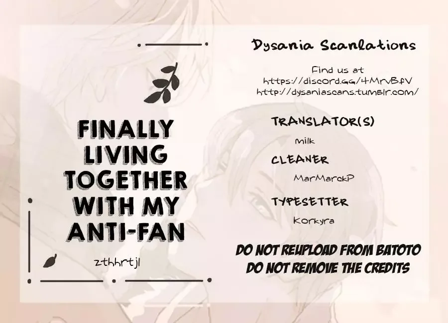 Finally Living Together with my Anti-Fan Chapter 2 page 3