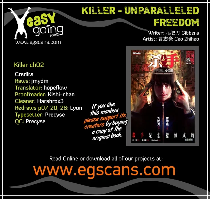 Killer - Unparalleled Freedom Chapter 2 page 1