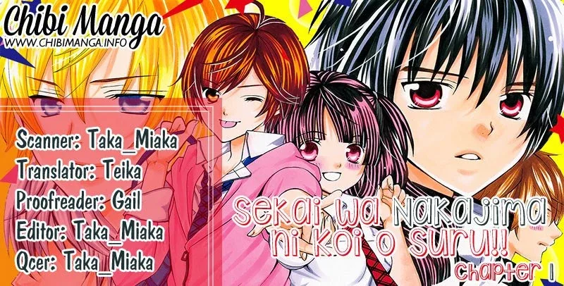 Sekai wa Nakajima ni Koi o Suru!! Chapter 1 page 2