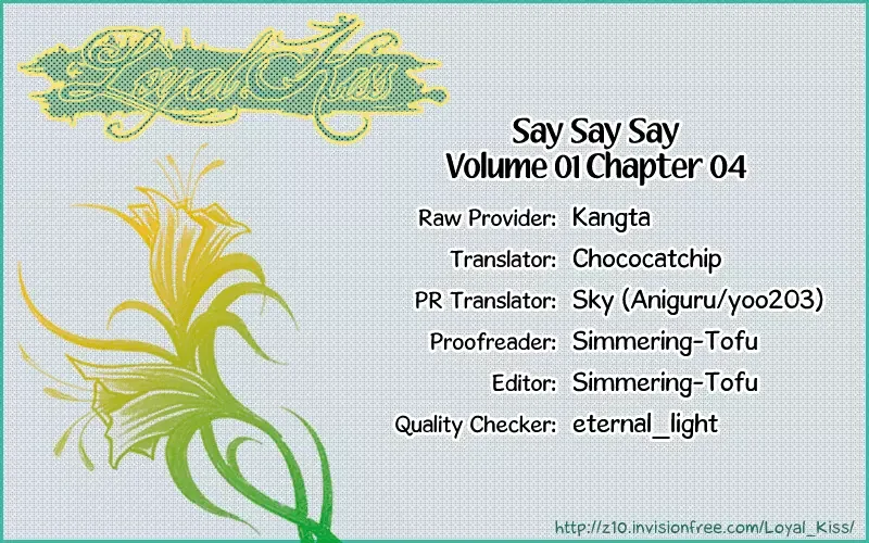 Say Say Say Chapter 4 page 2