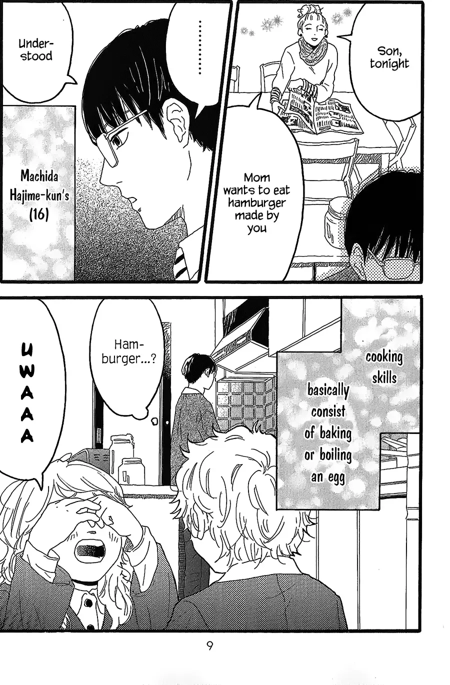 Machida-kun no Sekai Chapter 1 page 6