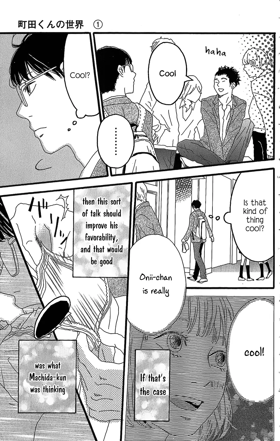 Machida-kun no Sekai Chapter 1 page 24