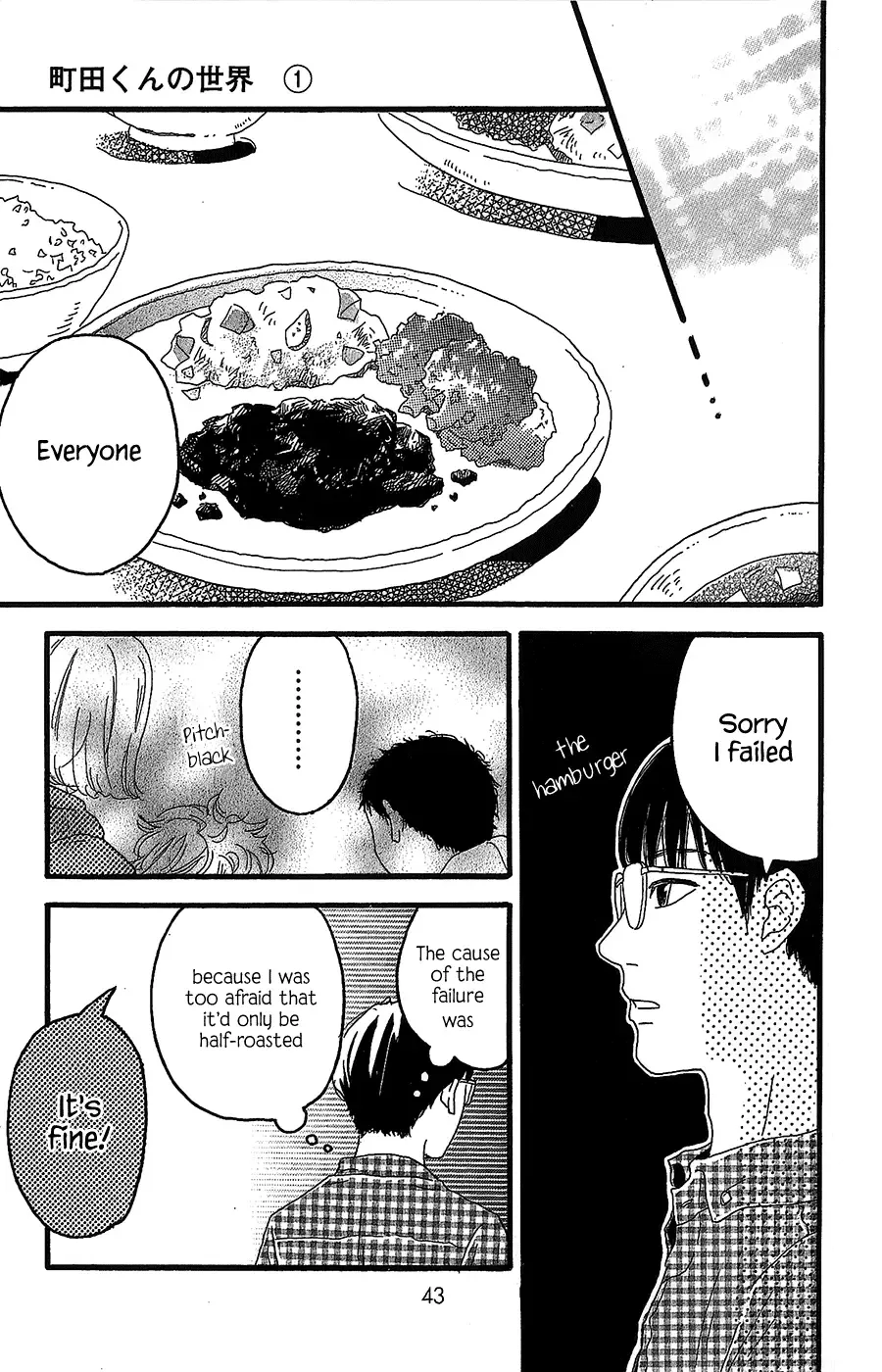 Machida-kun no Sekai Chapter 1 page 40