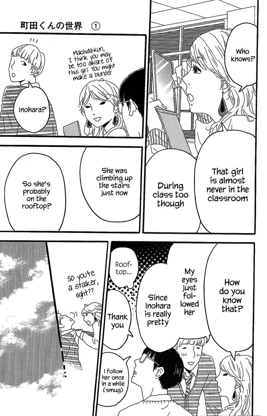 Machida-kun no Sekai Chapter 2 page 18