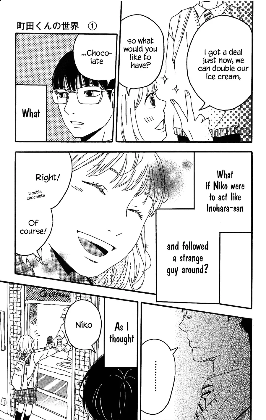 Machida-kun no Sekai Chapter 2 page 28