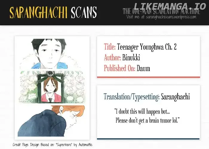 Teenager Younghwa Chapter 2 page 1